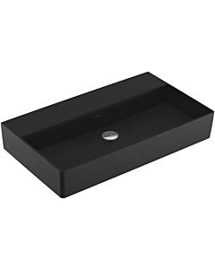 Villeroy und Boch Memento 2.0 Waschtisch 4A2283S5 80x47cm, ohne Hahnloch & Überlauf, Ebony C+