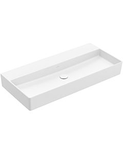 Villeroy und Boch Memento 2.0 Waschtisch 4A22A3RW 100x47cm, ohne Hahnloch & Überlauf, Stone White C+
