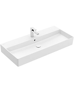 Villeroy und Boch Memento 2.0 Waschtisch 4A22A5RW 100x47cm, mit Hahnloch & Überlauf, Stone White C+