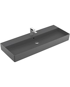Villeroy und Boch Memento 2.0 Waschtisch 4A22C5I4 120x47cm, mit Hahnloch und Überlauf, Graphite C+