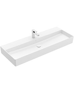 Villeroy & Boch Memento 2.0 Waschtisch 4A22CHRW 120 x 47 cm, Stone White C-plus, mit Hahnloch, ohne Überlauf