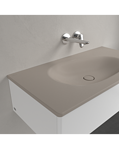 Villeroy und Boch Antao Schrankwaschtisch 4A76A3AM 100x50cm, eckig, ohne Überlauf, almond C-plus