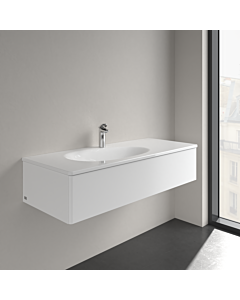 Villeroy und Boch Antao Schrankwaschtisch 4A77LBR1 120x50cm, eckig, 1 Hahnloch, verdeckter Überlauf, weiß C-plus