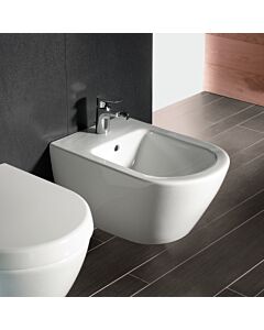 Villeroy & Boch Wand Bidet Subway 2.0 540000R1 weiss Alpin Ceramicplus, 1 Hahnloch, mit Überlauf