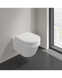 Villeroy & Boch Architectura Wand WC 5684R001  Tiefspüler, weiß, Abgang waagerecht, spülrandlos