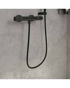 Villeroy & Boch Universal Showers flexible de douchette TVC000035000K5 1200mm, PVC, noir mat