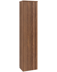 Villeroy &amp; Boch Antao tall cabinet K46000HM 41.4x171.9x28.7cm, washbasin top color lacquer, warm walnut