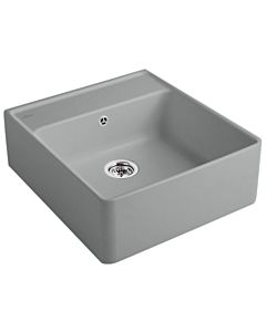 Villeroy und Boch Single bowl sink 632062SL drain fitting, eccentric actuation, fastening kit, Stone