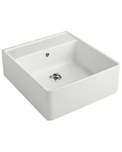 Villeroy und Boch Single bowl sink 632062SM drain fitting, eccentric actuation, fastening kit, Steam