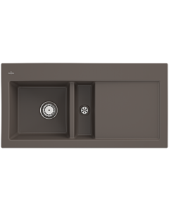 Villeroy und Boch Subway 60 Einbauspüle 677000TR Spülbecken links, 1000 x 510 mm, timber CeramicPlus