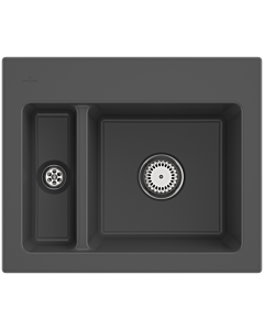 Villeroy und Boch Subway 60 XM built-in sink 678000i4 Spülbecken , 620 x 510 mm, graphite CeramicPlus