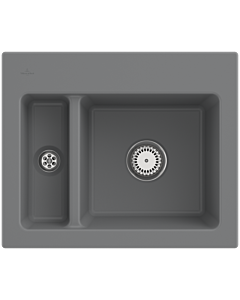 Villeroy und Boch Subway 60 XM built-in sink 678000SL Spülbecken , 620 x 510 mm, stone CeramicPlus