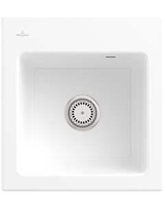 Villeroy und Boch Subway 45 XS évier encastrable 678100R1 Spülbecken , 475 x 510 mm, blanc alpin CeramicPlus