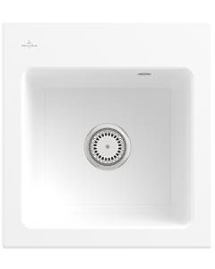 Villeroy und Boch Subway 45 XS évier encastrable 678100RW Spülbecken , 475 x 510 mm, blanc pierre CeramicPlus