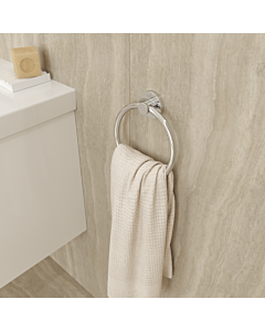 Villeroy und Boch Elements Tender towel holder TVA15100500061 164x185x32mm, round, chrome