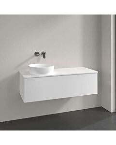 Villeroy &amp; Boch Antao vanity unit K33050MT 120x36x50cm, tap hole, washbasin top color: white matt lacquer