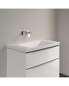 Meuble vasque Villeroy &amp; Boch Subway 3.0 4A7083RW 800 x 470 x 165 mm, sans trop-plein, finition Céramique Blanc Pierre