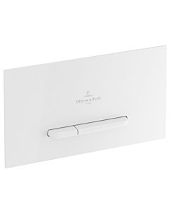 Villeroy & Boch ViConnect toilet flush plate 92218068 white, plastic