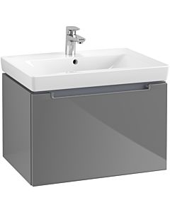 Villeroy & Boch Subway 2.0 Villeroy & Boch A68810FP 63,7x42x45,4cm, 2000 coulissant, poignée chromé , gris brillant