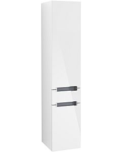 Villeroy & Boch Subway 2.0 Hochschrank A70710DH 35 x 165 x 37 cm, links, glossy white, Griff chrom