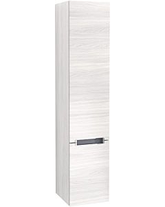 Villeroy & Boch Subway 2.0 Hochschrank A71010E8 35x165x37cm, rechts, Griff chrom, white wood