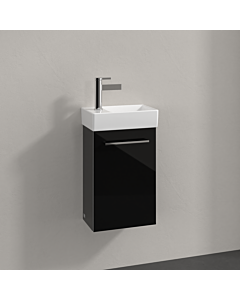 Villeroy und Boch Avento Waschtisch-Unterschrank A87601B3 34 x 51,4 x 20,2 cm, Anschlag rechts, 1 Tür, Crystal Black