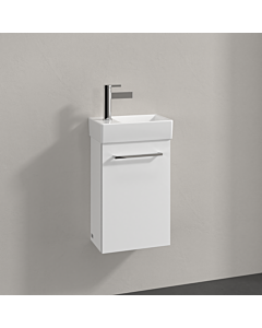 Villeroy und Boch Avento Waschtisch-Unterschrank A87601B4 34 x 51,4 x 20,2 cm, Anschlag rechts, 1 Tür, Crystal White