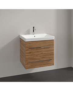 Villeroy und Boch Avento vanity unit A88900RH 58x51.4x45.2cm, 2 pull-outs, wall-hung, Kansas Oak