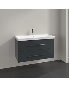 Villeroy & Boch Avento Unterschrank A89200B1 96,7x52,0x44,7cm, 2 Auszüge, Crystal Grey