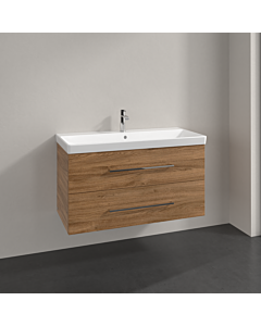 Villeroy und Boch Avento vanity unit A89200RH 98x51.4x45.2cm, 2 pull-outs, wall-hung, Kansas Oak