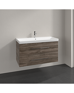 Villeroy und Boch Avento vanity unit A89200RK 98x51.4x45.2cm, 2 pull-outs, wall-hung, Stone Oak