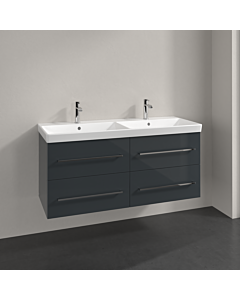 Villeroy und Boch Avento Villeroy und Boch A89300B1 118 x 51,4 x 45,2 cm, 4 Avento , suspendu, gris cristal