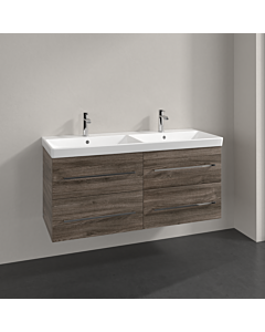 Villeroy und Boch Avento vanity unit A89300RK 118x51.4x45.2cm, 4 pull-outs, wall-hung, Stone Oak