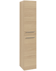 Villeroy und Boch Avento Hochschrank A89400VJ 35 x 176 x 37,2 cm, Anschlag links, 2 Türen, Nordic Oak