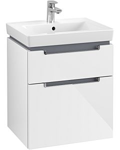 Villeroy & Boch Waschtischunterschrank Subway 2.0  A90810DH, 53,7 x 59 x 42,3 cm, Glossy White