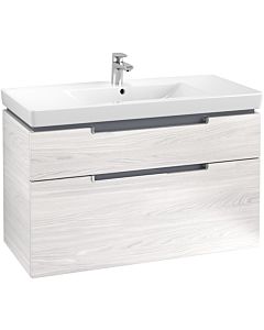 Villeroy & Boch Subway 2.0 Villeroy & Boch A91510E8 98,7x59x44,9cm, 2 coulissants, poignée chromé , bois blanc