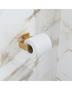 Villeroy und Boch Elements Striking Toilettenpapierhalter TVA15201400076 135x45x93mm, ohne Deckel, brushed gold
