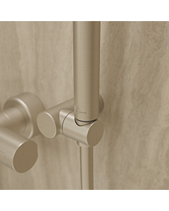Villeroy & Boch Universal Showers Handbrausehalter TVC00045800064 rund, Wandmontage, brushed nickel black