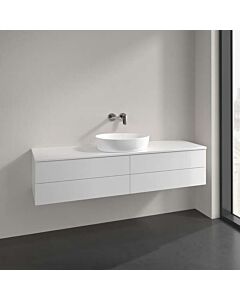 Meuble vasque Villeroy &amp; Boch Antao K25010GF 160 x 36 x 50 cm, couleur du plan vasque : laque blanche brillante