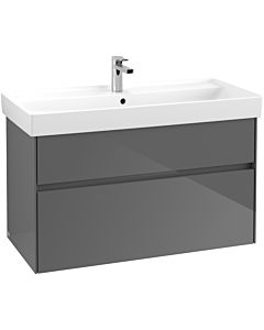Villeroy & Boch Collaro vanity unit C01100FP 95.4x54.6x44.4cm, Glossy Grey
