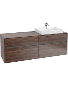 Villeroy & Boch Collaro Waschtischunterschrank C02300VH 160x54,8x50cm, Waschtisch rechts, Arizona Oak