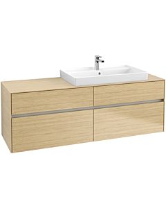 Villeroy & Boch Collaro Villeroy & Boch C02700VJ 160x54.8x50cm, lavabo droit, Nordic Oak
