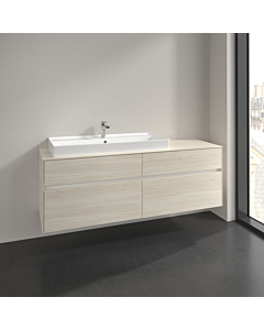 Villeroy und Boch Collaro Waschtischunterschrank C02900AA 160x54,8x50cm, Waschtisch links, white oak