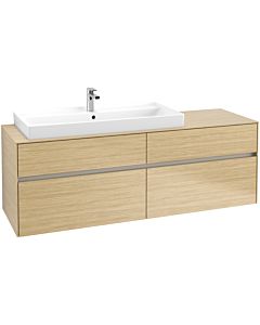 Villeroy & Boch Collaro unit C02900VJ 160x54.8x50cm, washbasin on the left, Nordic Oak