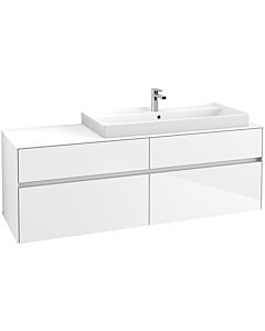 Villeroy & Boch Collaro Villeroy & Boch C03000DH 160x54.8x50cm, vasque droite, Glossy White
