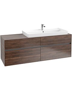 Villeroy & Boch Collaro Waschtischunterschrank C03000VH 160x54,8x50cm, Waschtisch rechts, Arizona Oak