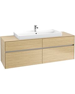 Villeroy & Boch Collaro Villeroy & Boch C03100VJ 160x54.8x50cm, lavabo au milieu, Nordic Oak