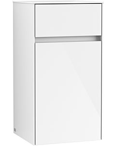 Villeroy & Boch Collaro armoire latérale C03200DH 40.4x74.8x34.9cm, charnière gauche, Glossy White