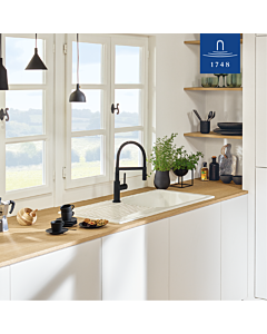 Villeroy &amp; Boch Steel Expert Compact-Window kitchen tap 92990006 42x220mm, matte black