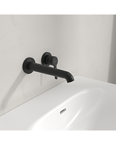 Villeroy und Boch Skyla mitigeur lavabo TVW116001000K5 sans garniture de vidange , noir mat